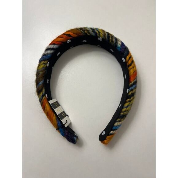 NWT Lele Sadoughi Mixed Yarn Alice Headband Women's In Sunset - Picture 3 of 7